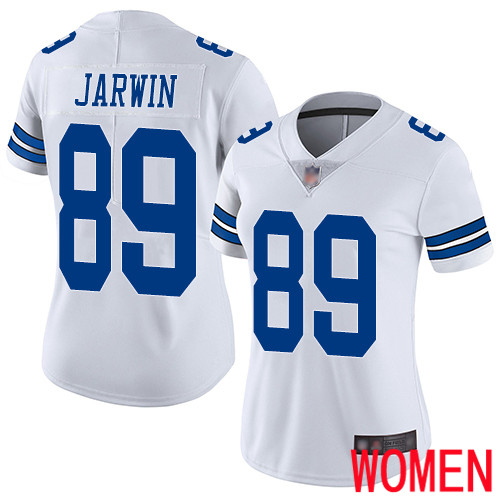 Women Dallas Cowboys Limited White Blake Jarwin Road #89 Vapor Untouchable NFL Jersey->women nfl jersey->Women Jersey